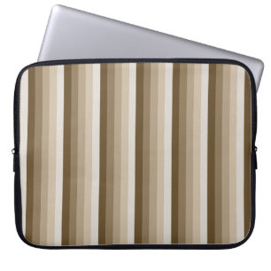 Capa Para Notebook Listras da sombra de Brown