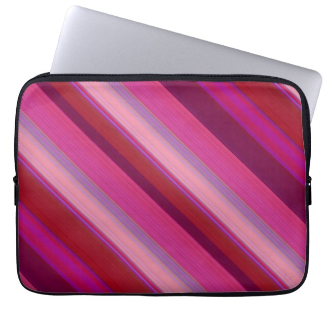 Capa Para Notebook Listras de Açúcar Candy (Frente)