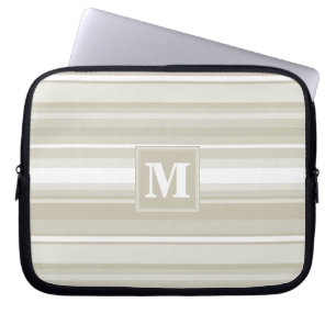 Capa Para Notebook Listras de arenito monograma