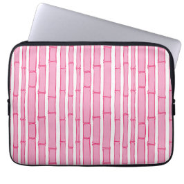 Capa Para Notebook Listras de Bambu Bambooey em Rosa