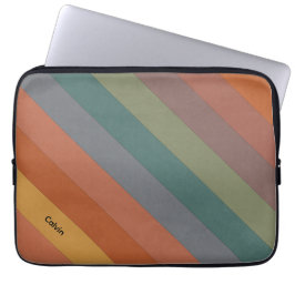 Capa Para Notebook Listras diagonais Boho