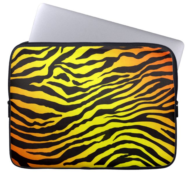 Capa Para Notebook Listras do tigre (Frente)