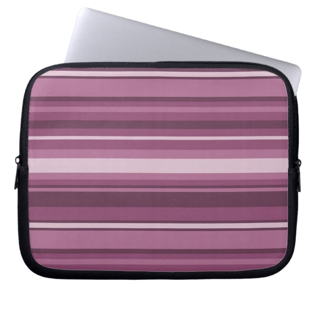 Capa Para Notebook Listras Mauve (Frente)