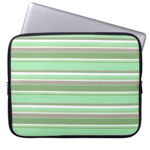 Capa Para Notebook Listras verdes claras