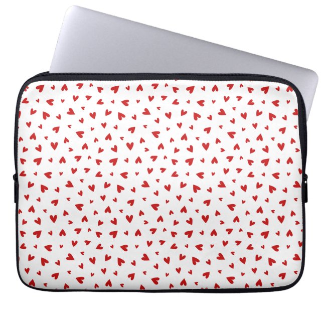 Capa Para Notebook Little Valentine Hearts (Frente)
