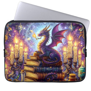 Capa Para Notebook Livros de Feiticeiro do Dragão Místico