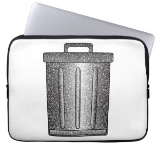 Capa Para Notebook Lixo da Glitter