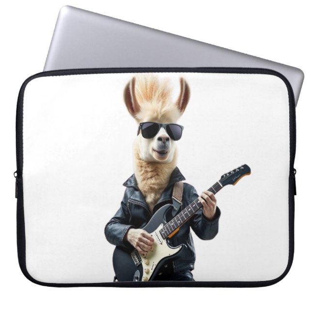 Capa Para Notebook Llama rockstar (Frente)