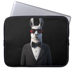 Capa Para Notebook Llama Tux Sunglass