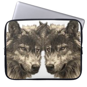 Capa Para Notebook Lobo da bolsa de laptop