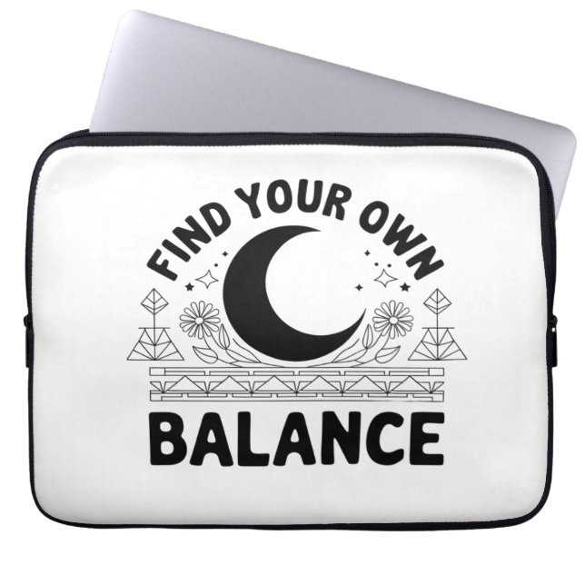 Capa Para Notebook Localizar seu próprio saldo (Frente)