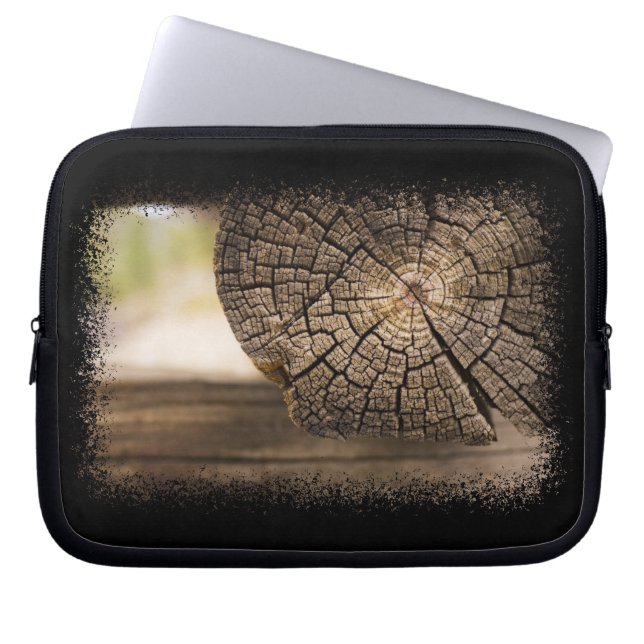 Capa Para Notebook Log de Texturas de Cabeçalho Bag de Laptop (Frente)