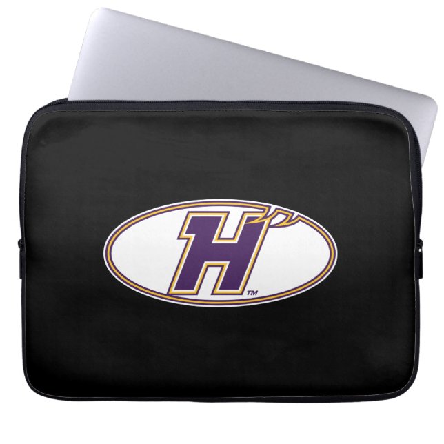Capa Para Notebook Logotipo Atlético Hunter College Hawks (Frente)