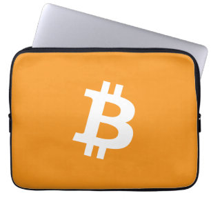 Capa Para Notebook Logotipo de Cryptocurrency Bitmoeda