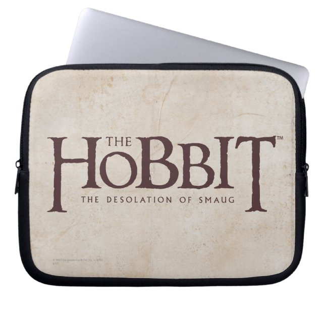 Capa Para Notebook Logotipo de hobbit - Escuro (Frente)