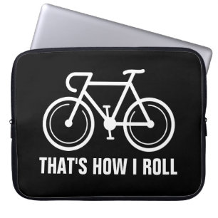 Capa Para Notebook Logótipo personalizado de bicicleta engraçada Ne