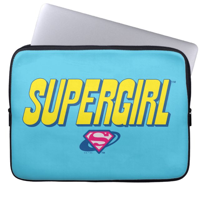 Capa Para Notebook Logotipo Pop da Supergirl (Frente)