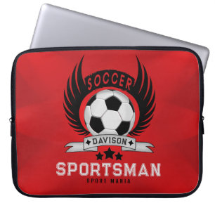 Capa Para Notebook Logotipo Vibrante de Futebol Presentes de Aniver