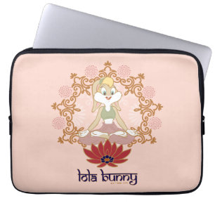 Capa Para Notebook Lola Bunny Yoga Lotus Pose