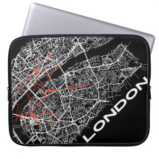 Capa Para Notebook London mapped laptop bags