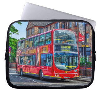 Capa Para Notebook Londres para Lewisham Red Double-decker Bus UK