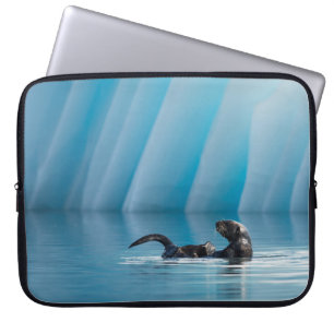 Capa Para Notebook Lontra marítima lúdica