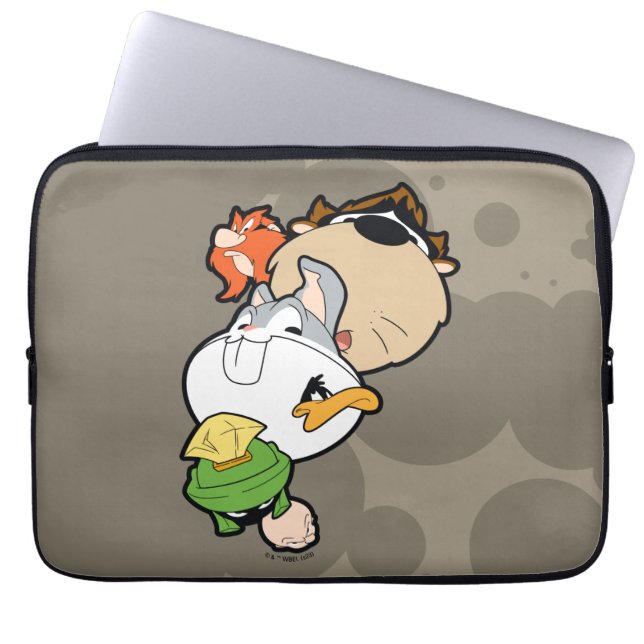 Capa Para Notebook LOONEY TUNES™ Estilizou Cabeças Grandes (Frente)