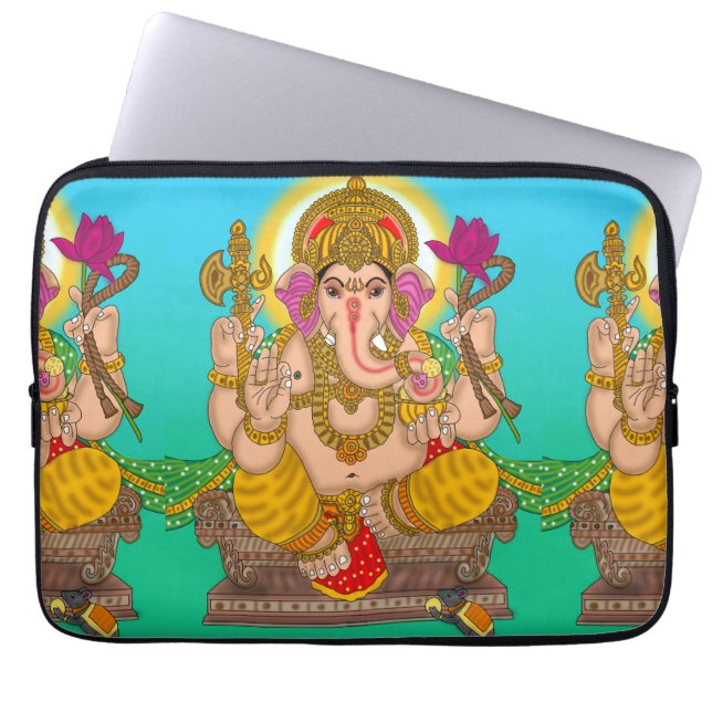 Capa Para Notebook Lord Ganesha Laptop Cover (Frente)