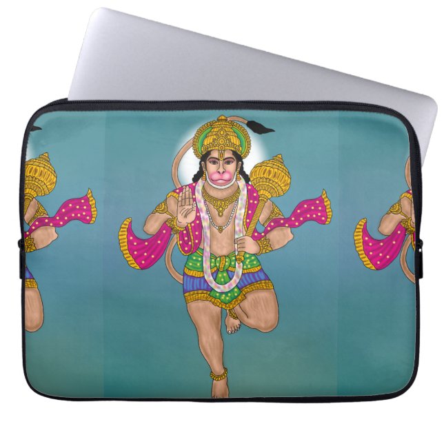 Capa Para Notebook Lord Hanuman Laptop Cover (Frente)