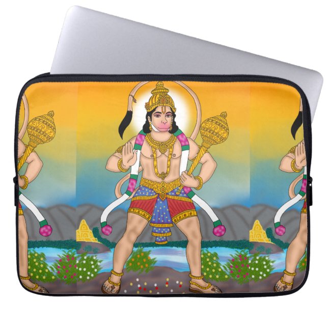Capa Para Notebook Lord Hanuman Laptop Cover (Frente)