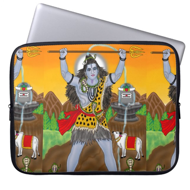 Capa Para Notebook Lord Shiva Laptop Cover (Frente)