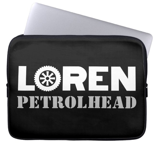 Capa Para Notebook Loren Petrol Head (Frente)