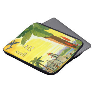Capa Para Notebook Los Angeles Antigo, Missão da Califórnia com Palme