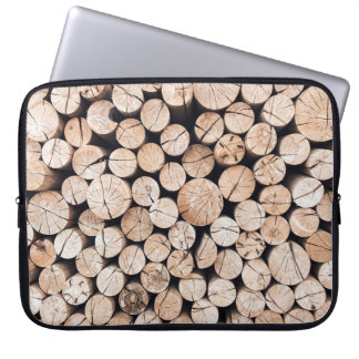 Capa Para Notebook Lote de madeira marrom