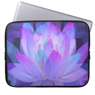Capa Para Notebook Lotus em azul...