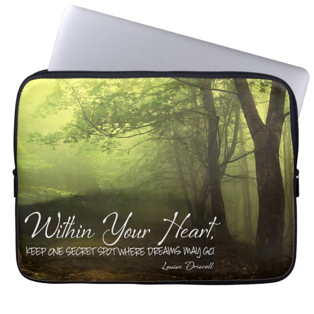 Capa Para Notebook Louise Driscoll Inspirational Cote "Dentro" (Frente)