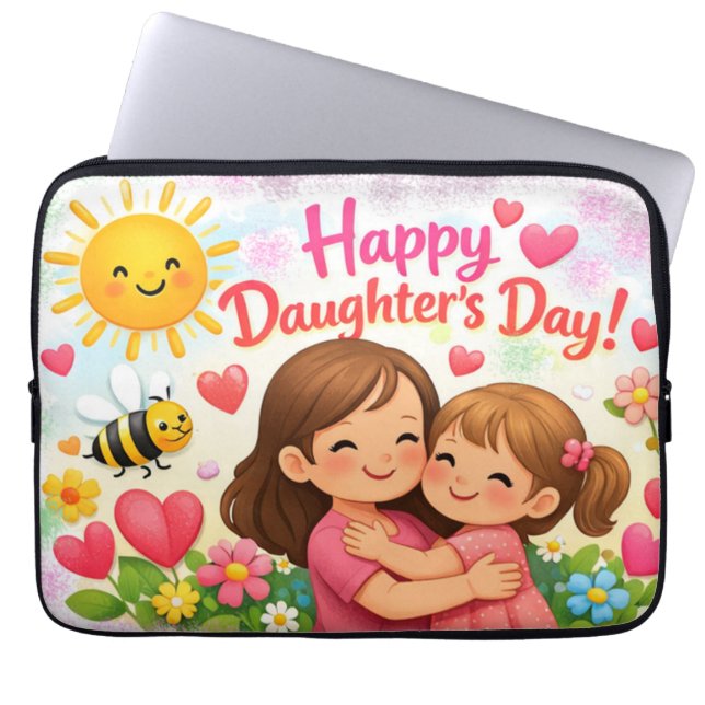 CAPA PARA NOTEBOOK LOVE GIFT FOR DAUGHTER (Frente)