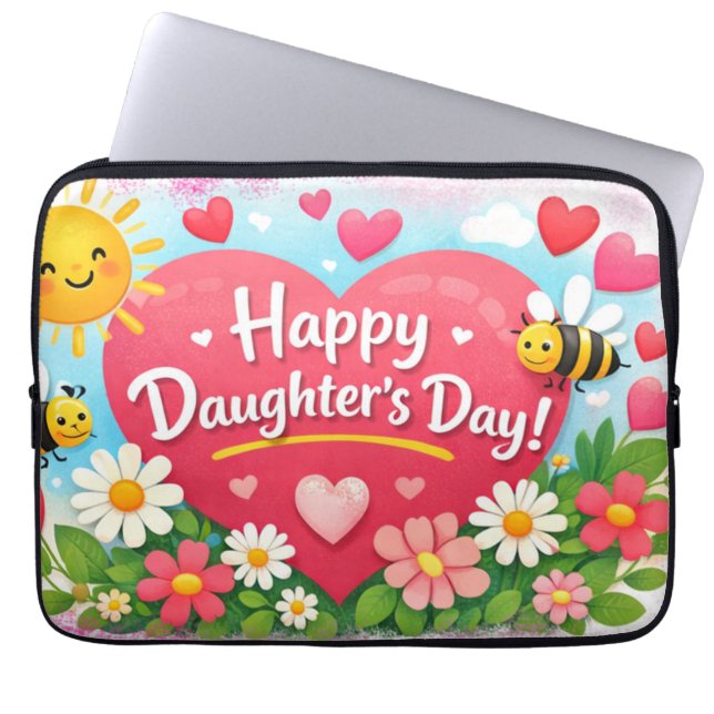 CAPA PARA NOTEBOOK LOVE GIFT FOR DAUGHTER (Frente)