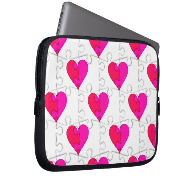Capa Para Notebook Love Puzzlr (Frente Esquerda)