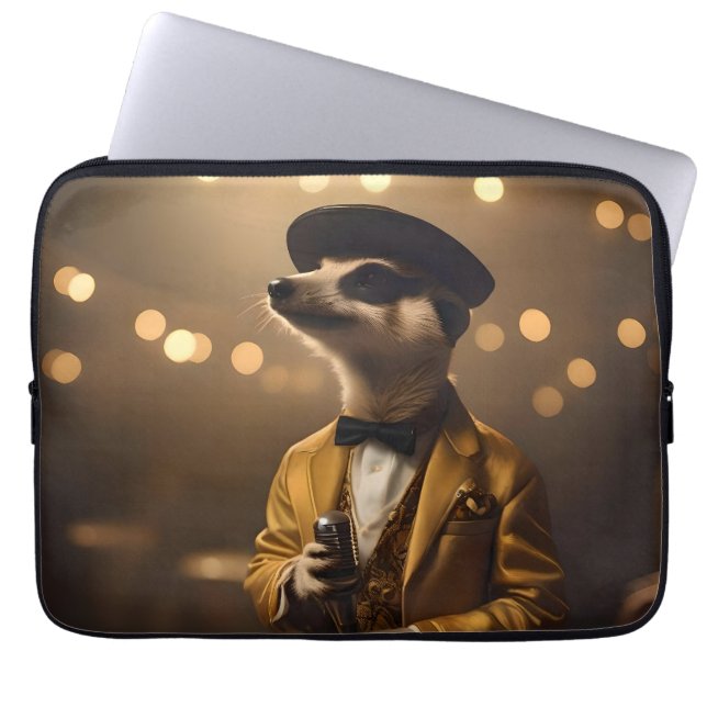 Capa Para Notebook "Luar da Lua do Suricato: Serenata de um Cantor" (Frente)