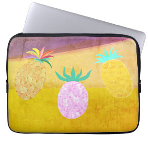 Capa Para Notebook Luau de Tiki de Abacaxi de Verão