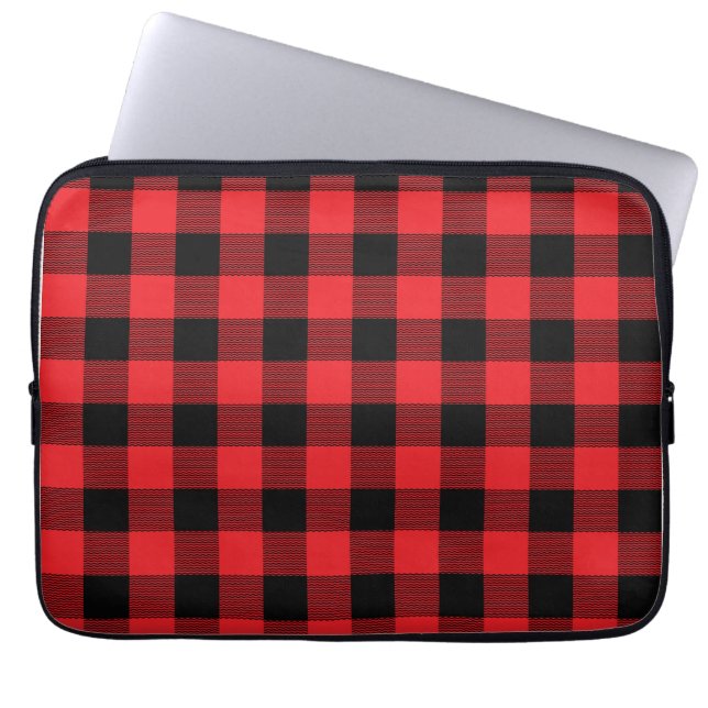 Capa Para Notebook Lumberjack Plaid Seamless Pattern  (Frente)