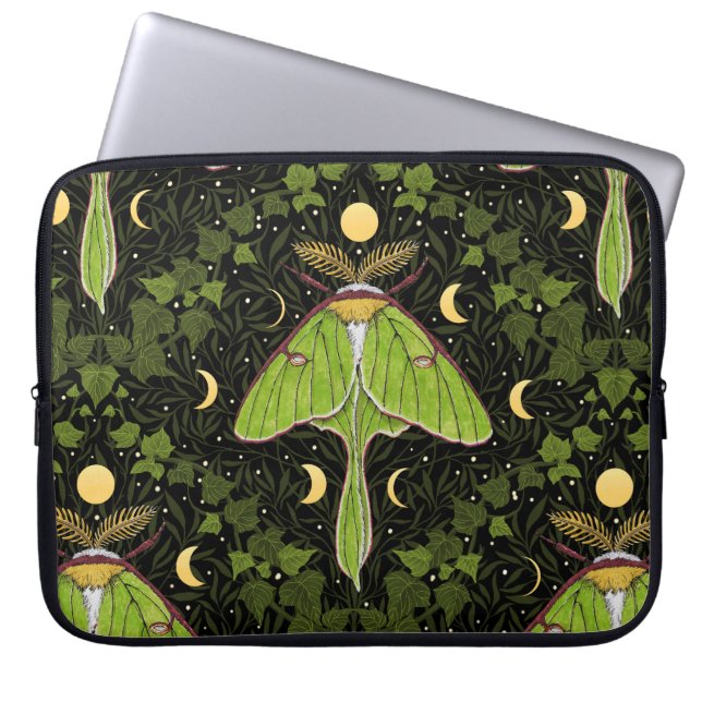 Capa Para Notebook Luna-mariposa, fases luas e barraca-mariposa 2 (Frente)