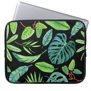 Capa Para Notebook Lushness Tropical: Floresta Tropical Verde.