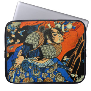 CAPA PARA NOTEBOOK LUTA DE SAMURAI COM MONSTRO