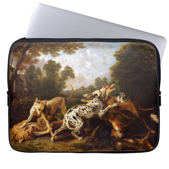 Capa Para Notebook Luta dos cães (por Frans Snyders) (Frente)