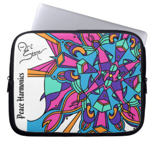 Capa Para Notebook Luva dos harmónicos da paz