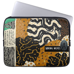 Capa Para Notebook Luxo Sofisticado Africano Asiático Caribenho