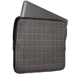Capa Para Notebook Luxo Xadrez de Janela em Carvão Quente