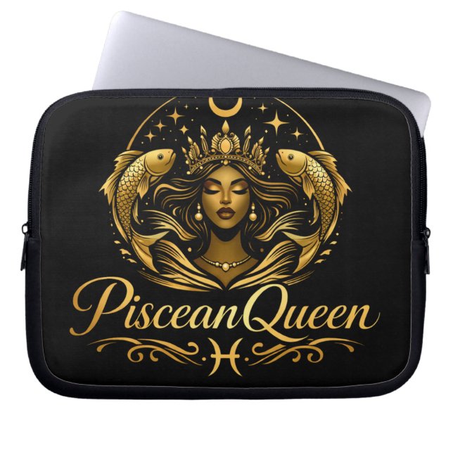 Capa Para Notebook Luxury Piscean Queen Electronics Bag (Frente)